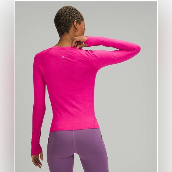 Lululemon Swiftly Tech Long Sleeve Shirt 2.0 *Race Length in Sonic Pink - Picture 2 of 6